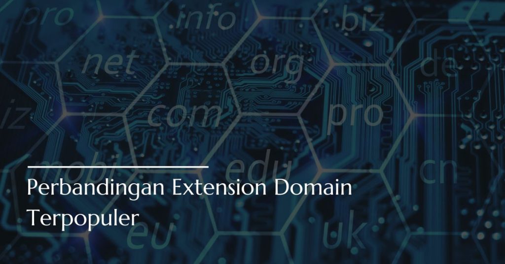 Perbandingan Extension Domain Terpopuler